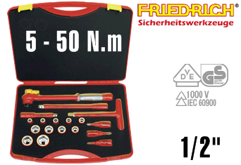 Bộ cờ lê lực cách điện Klaus Friedrich 251907