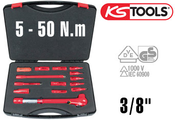 Bộ cờ lê lực cách điện KS Tools 117.1881