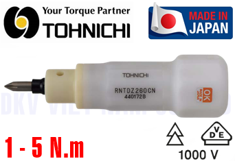 Tô vít lực cách điện Tohnichi RTDZ500CN