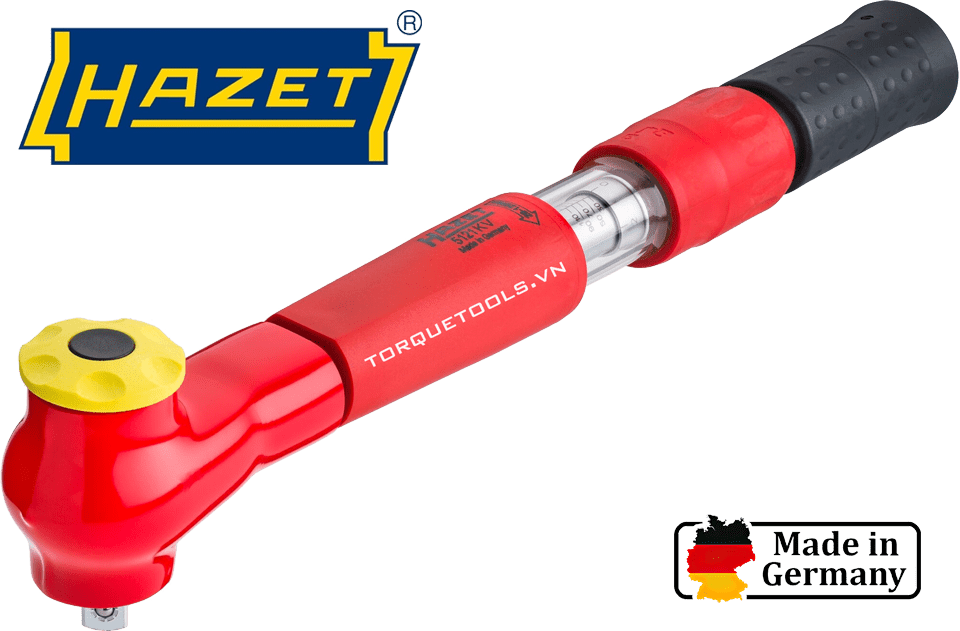 Cờ lê lực cách điện Hazet 5121KV, cờ lê siết lực cách điện Hazet 5121KV, Hazet insulated torque wrench 5121KV