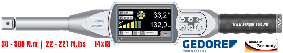 co le luc dien tu Gedore ET2SKA 300, co le siet luc dien tu Gedore ET2SKA 300, Gedore electronic torque wrench ET2SKA 300