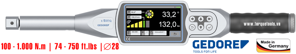 co le luc dien tu Gedore ET2SZA 1000, co le siet luc Gedore ET2SZA 1000, Gedore electronic torque wrench ET2SZA 1000