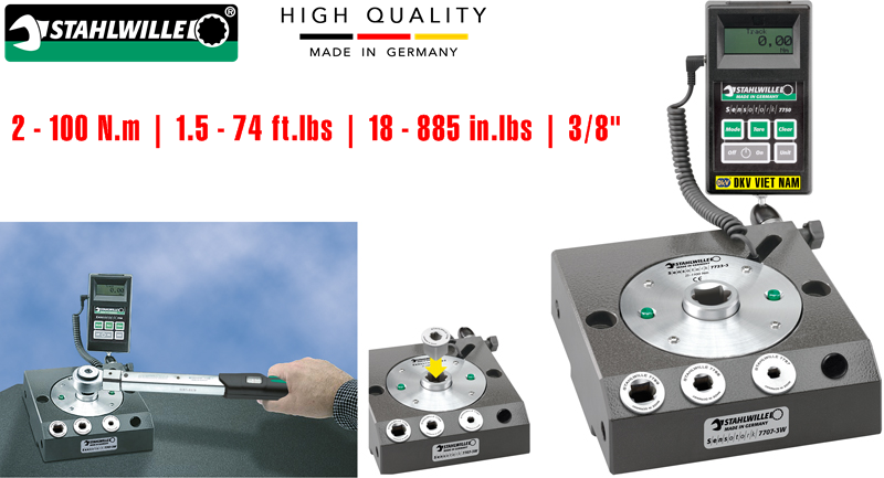 thiet bi do luc Stahlwille 7707-2W, thiet bi test luc Stahlwille 7707-2W, thiet bi hieu chuan luc Stahlwille 7707-2W