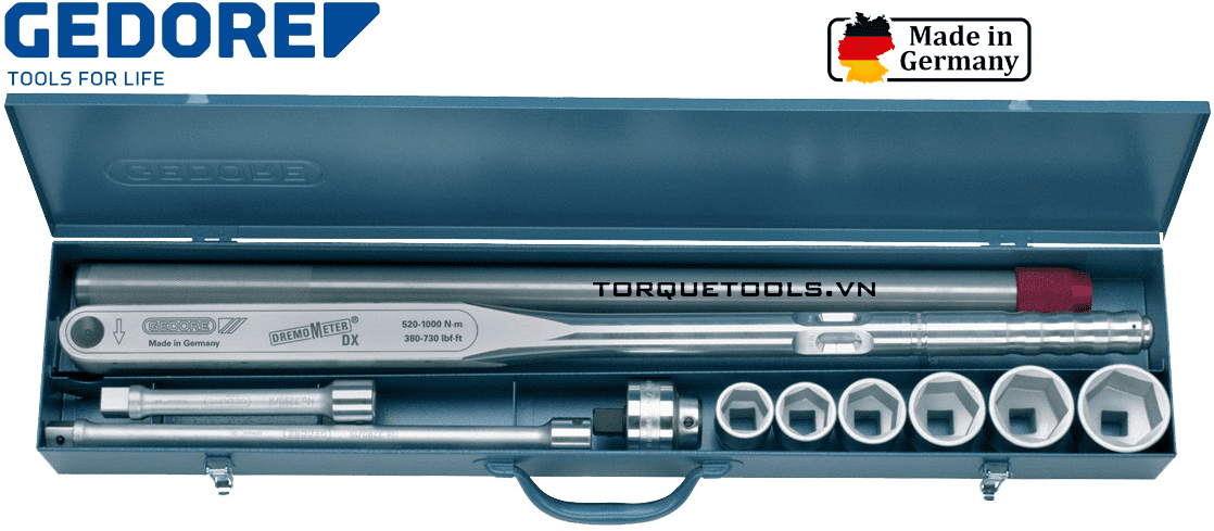 bo co le luc Gedore 8571-03, Gedore torque wrench set 8571-03