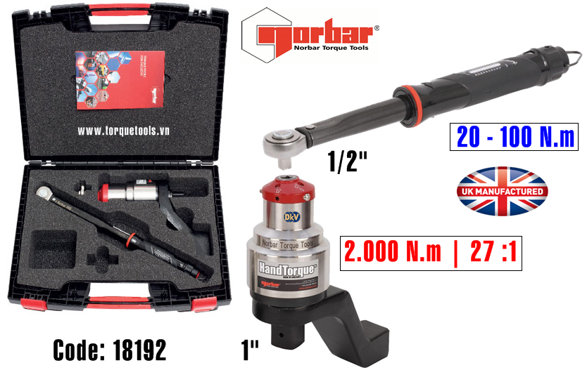 bo co le nhan luc Norbar 18192, Norbar multiplier set 18192