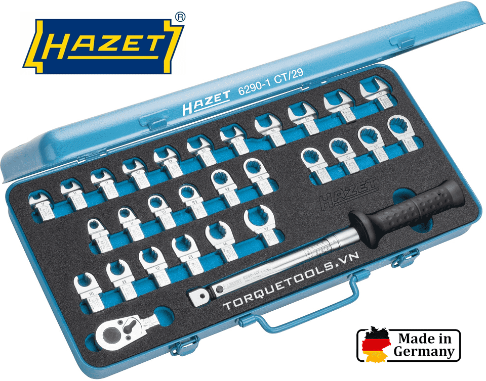Bộ cờ lê lực Hazet 6290-1 CT/29, Bộ cờ lê siết lực Hazet 6290-1 CT/29, Hazet torque tools set 6290-1 CT/29