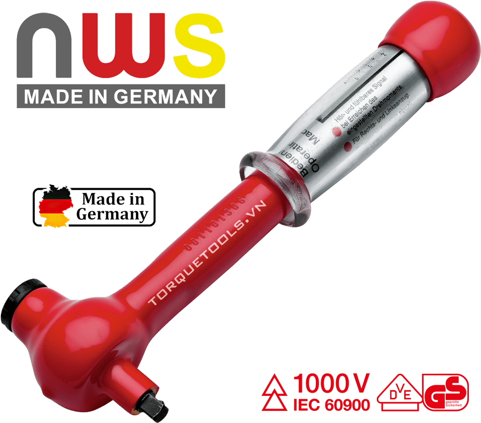co le luc cach dien nws 2037-4-200, co le siet luc cach dien nws 2037-4-200, nws insulated torque wrench 2037-4-200