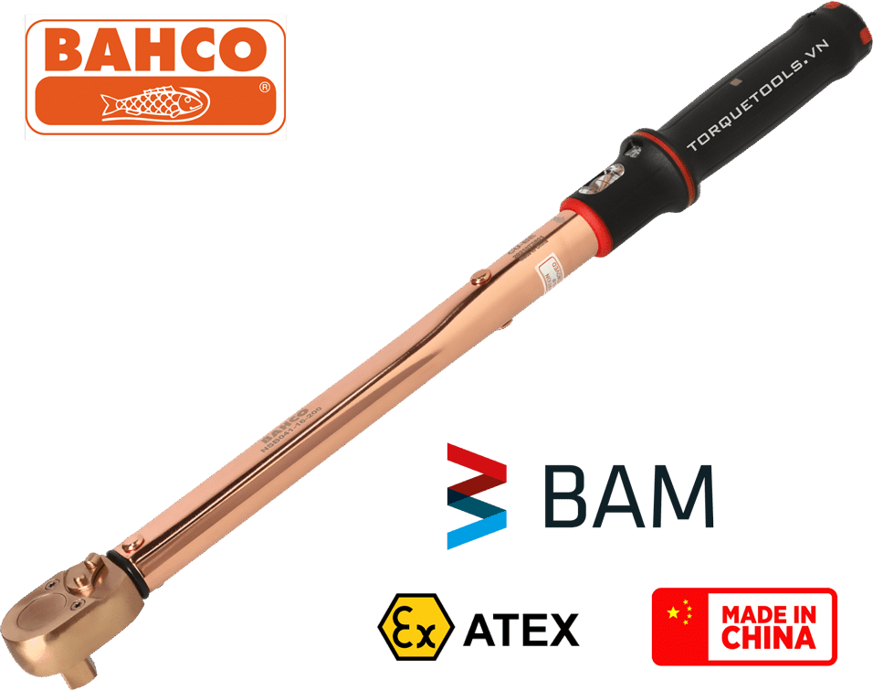 Cờ lê lực chống cháy nổ Bhaco NSB041-8-25, Bahco non sparking torque wrench NSB041-8-25