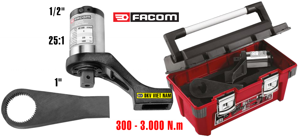 co le nhan luc Facom NP.300B, co le siet luc Facom NP.300B, Facom torque multiplier NP.300B