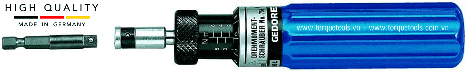 Tô vít lực Gedore Quickset Minor FH, tô vít siết lực Gedore Quickset Minor FH,  Gedore torque screwdriver Quickset Minor FH